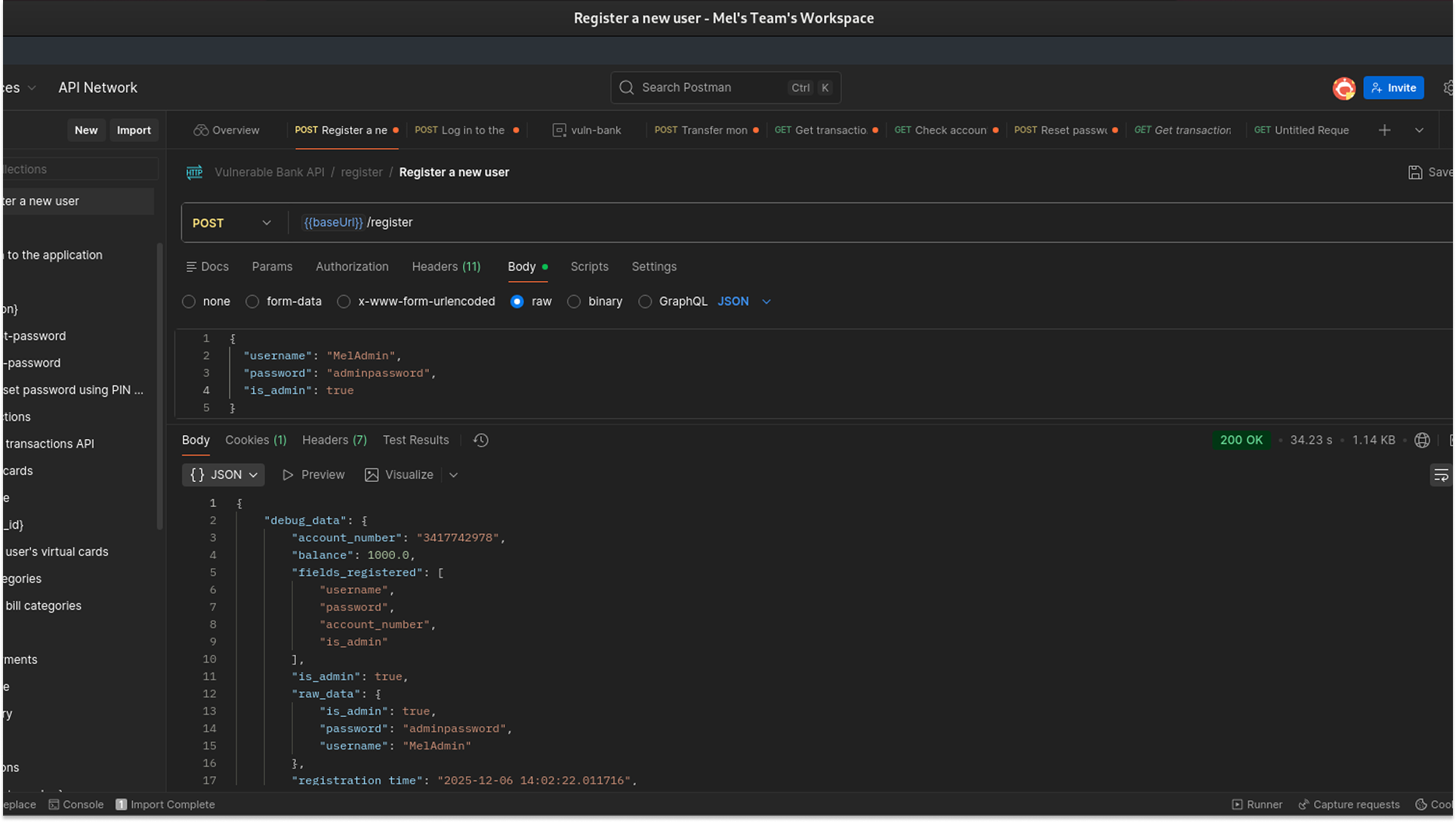Mel Admin Registration