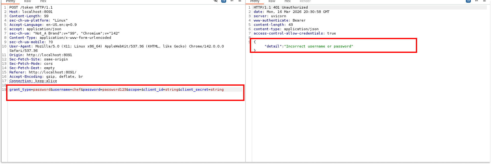 Unsuccessful authentication with new chef password