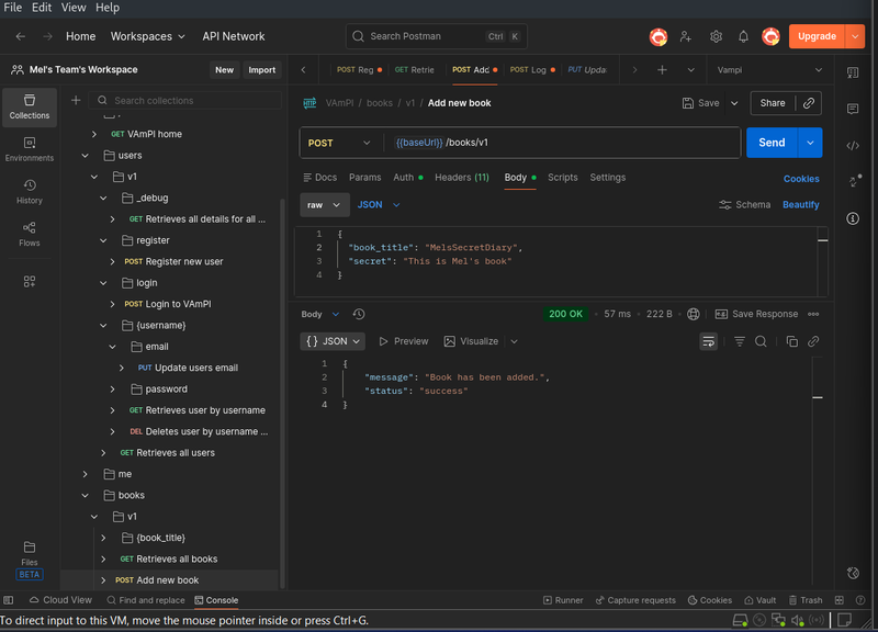 Create Mel&#x27;s book