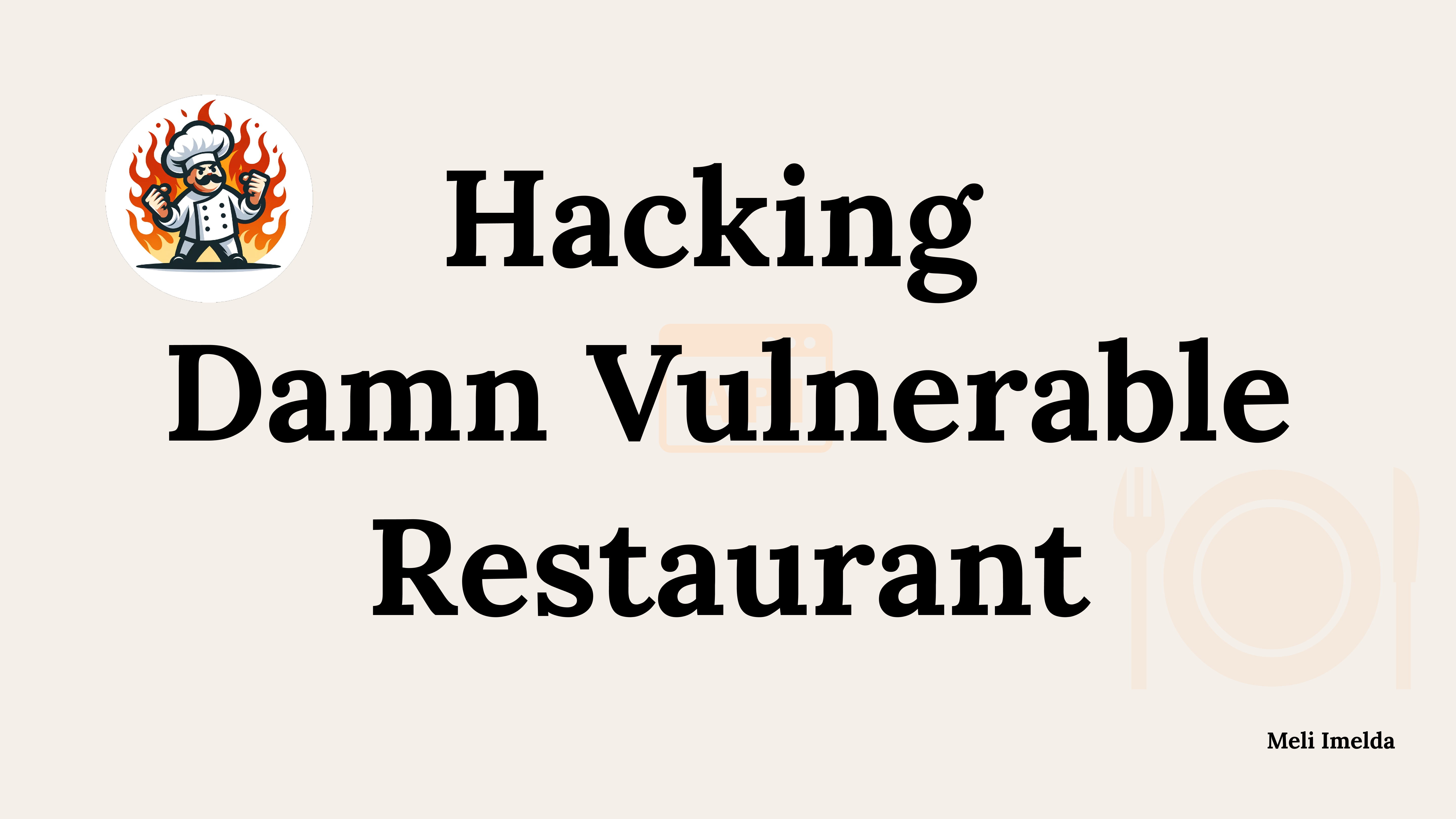 hacking-Damn-Vulnerable-Restaurant