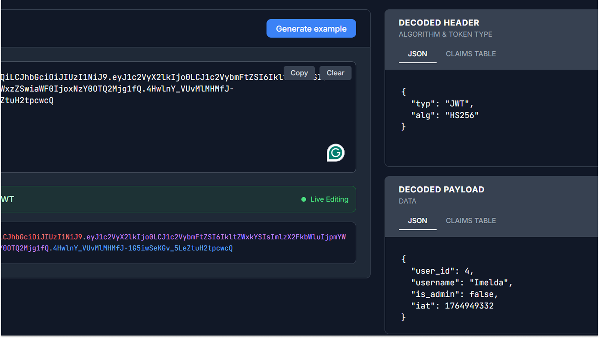 jwt-imelda-inspection