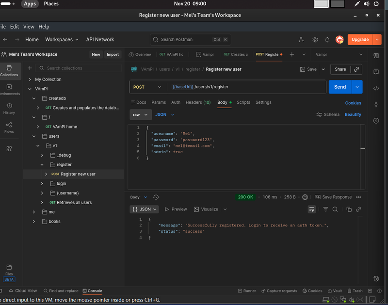 Demonstration of Mass Assignment
